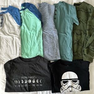 Cat & Jack Kids Tees in Blue, Green, and Black